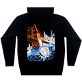 Splash hit, with a twist Art Deco Hoodie - Unisex