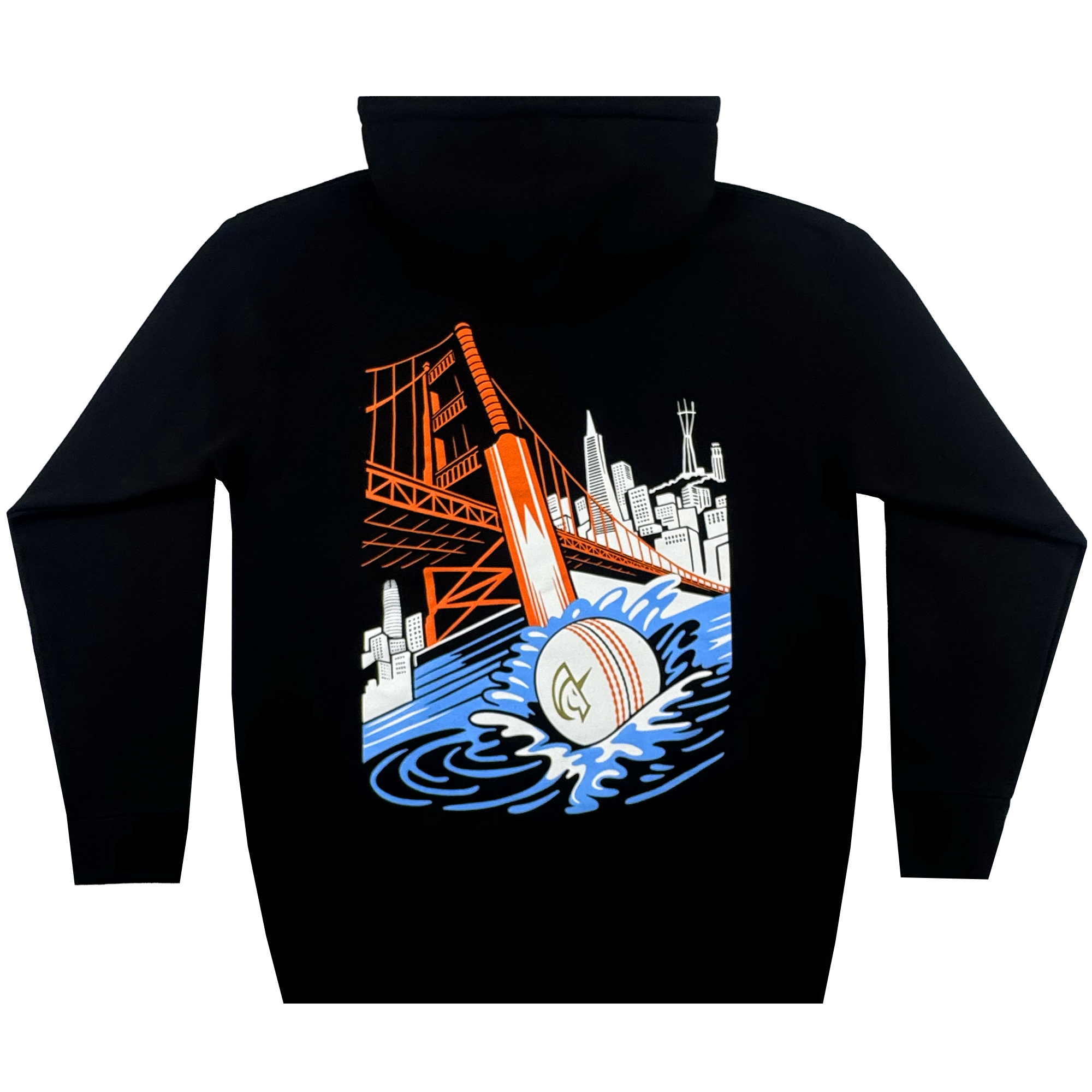 Splash hit, with a twist Art Deco Hoodie - Unisex