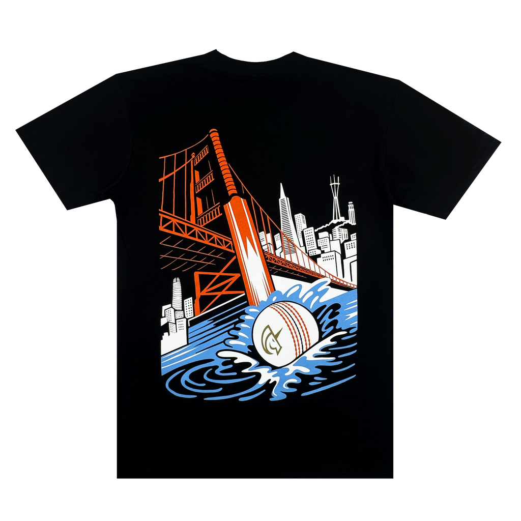 Splash hit, with a twist Art Deco tee