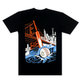 Splash hit, with a twist Art Deco tee